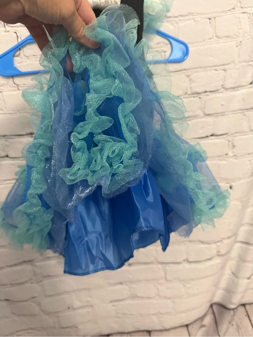 Disney Princess Anna frozen Tutu Costume child small 4-6 Halloween new